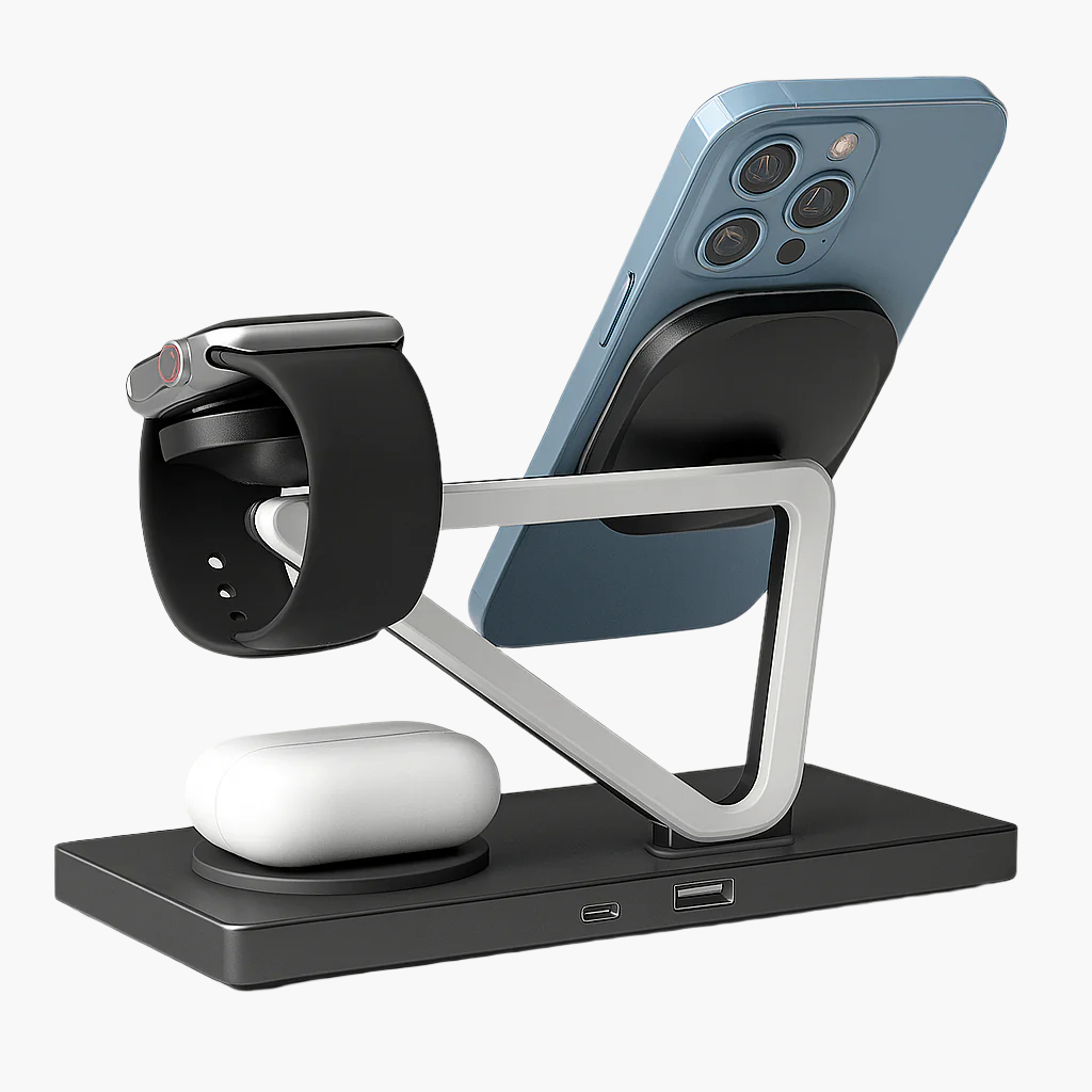 Vesvero ArcCharge 3 in 1 Wireless Charging Station