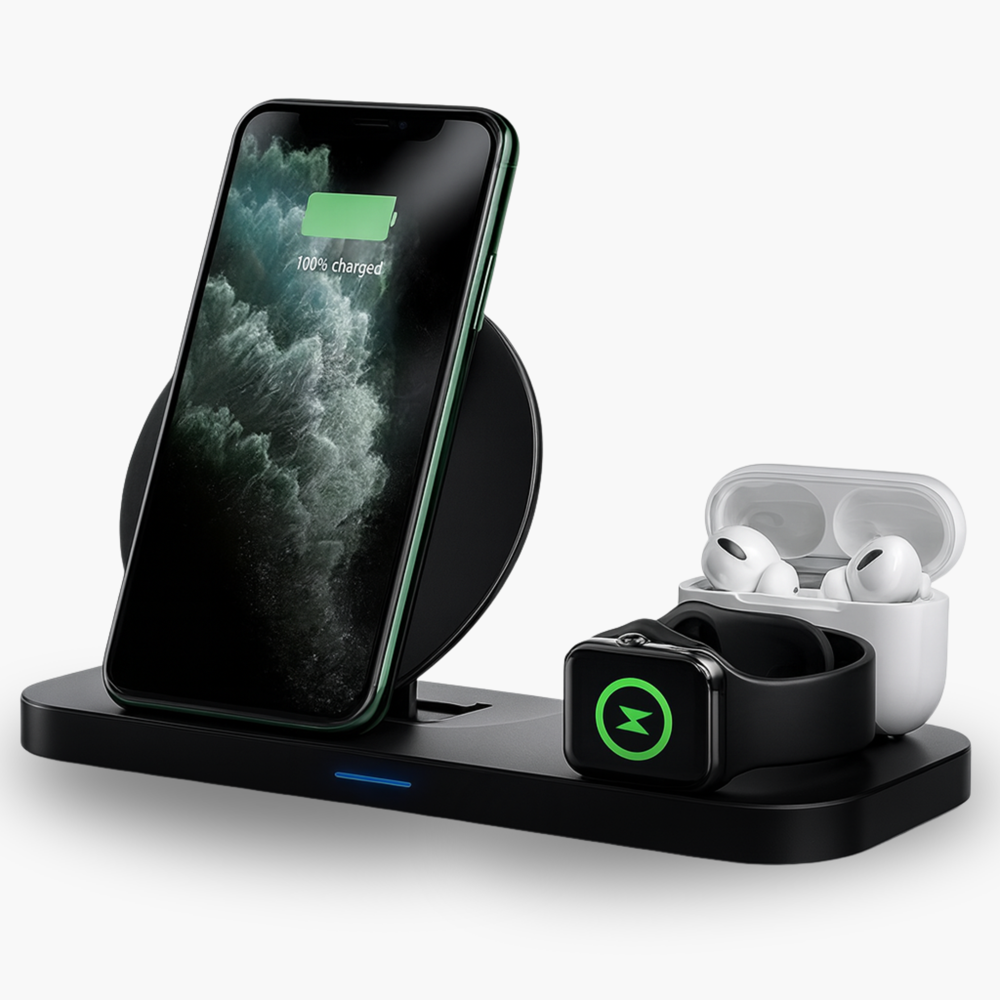 TriVolt 3-in-1 Wireless Fast Charger
