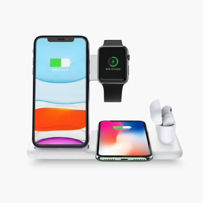 MagStand 3-in-1 Wireless Charger for iPhone, Apple Watch & AirPods