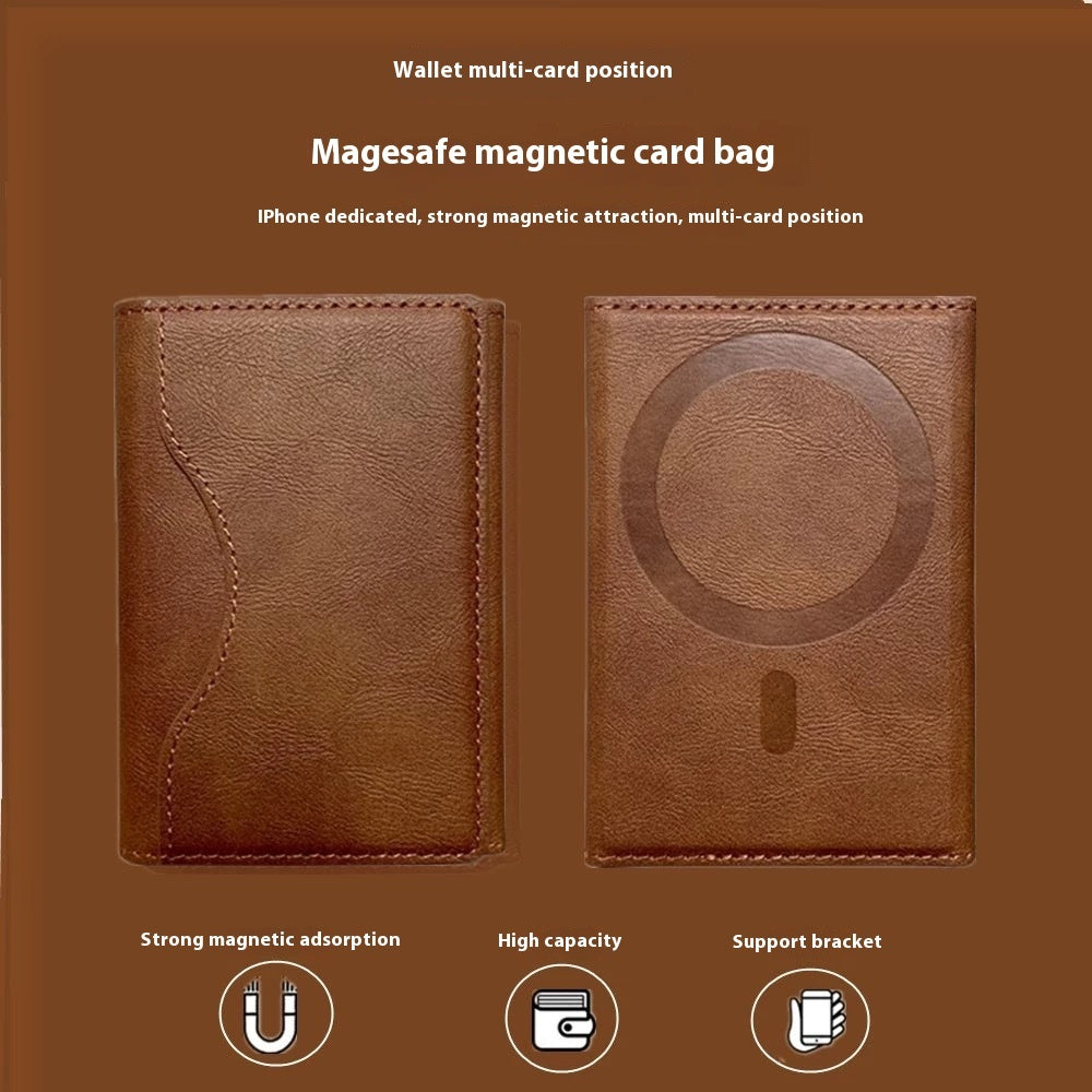 TriHold MagSafe Magnetic Wallet Card Holder