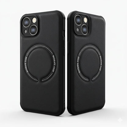 Leder Handyhülle Iphone14 Mag Safe Magnetisch Kreuz
